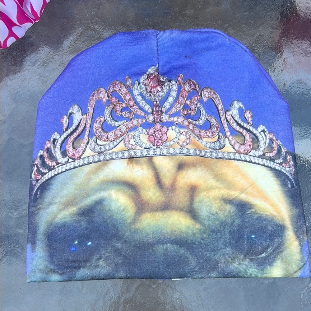 Blue Pug Beanie
